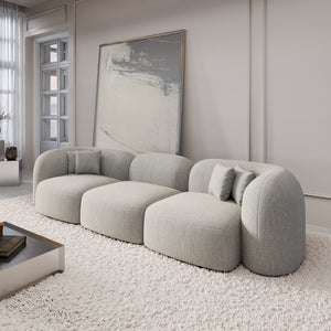 STRUCTURED FABRIC Light Grey