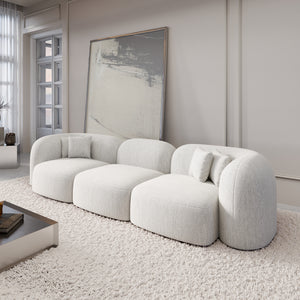 STRUCTURED FABRIC White