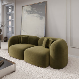VELVET Olive Green