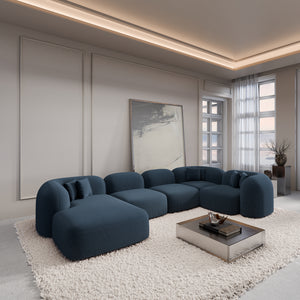 CORD VELVET Dark Blue