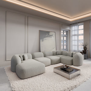 STRUCTURED FABRIC Light Grey