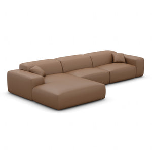 REAL LEATHER Choco Brown