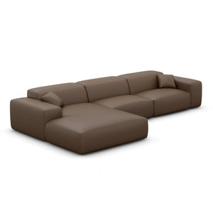 REAL LEATHER Dark Brown
