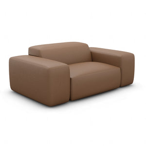REAL LEATHER Choco Brown