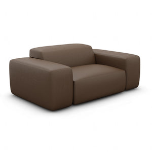 REAL LEATHER Dark Brown