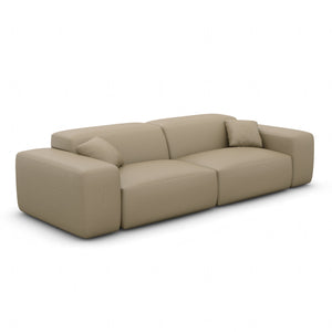 REAL LEATHER Dark Beige