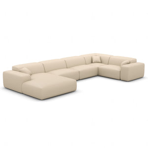 REAL LEATHER Beige