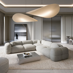 STRUCTURED FABRIC Light Grey