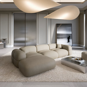 REAL LEATHER Dark Beige