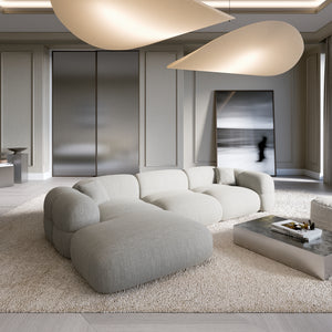 STRUCTURED FABRIC Light Grey