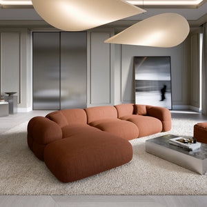 STRUCTURED FABRIC Terracotta