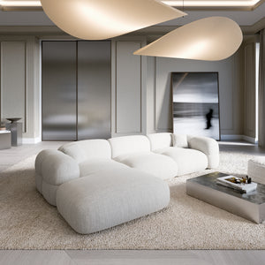 STRUCTURED FABRIC White