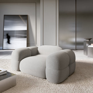 CORD VELVET Light Grey