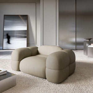 REAL LEATHER Dark Beige