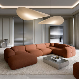 STRUCTURED FABRIC Terracotta