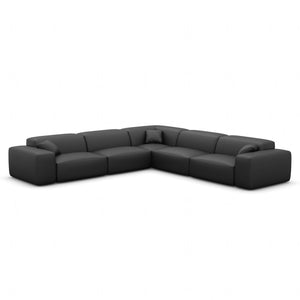 REAL LEATHER Black