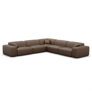 REAL LEATHER Dark Brown