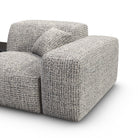Sofa Malibu With Wood Application 4 Seater - BOUCLE COCO Off Grey - Closeup