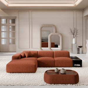 STRUCTURED FABRIC Terracotta