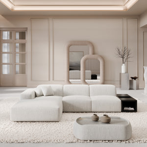 STRUCTURED FABRIC White