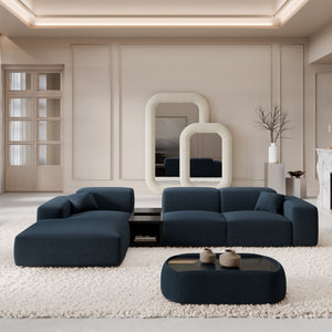 CORD VELVET Dark Blue