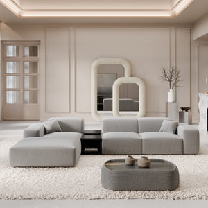 CORD VELVET Light Grey