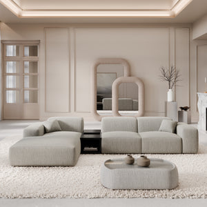 STRUCTURED FABRIC Light Grey