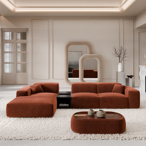 STRUCTURED FABRIC Terracotta