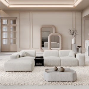 STRUCTURED FABRIC White