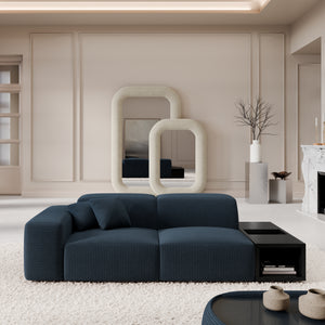 CORD VELVET Dark Blue