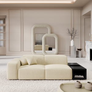 CORD VELVET Light Beige