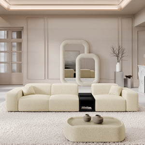 CORD VELVET Light Beige