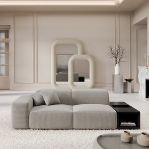 CORD VELVET Light Grey