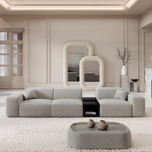 CORD VELVET Light Grey