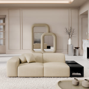 REAL LEATHER Beige