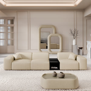 REAL LEATHER Beige