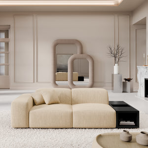 STRUCTURED FABRIC Cream