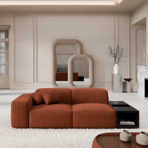 STRUCTURED FABRIC Terracotta