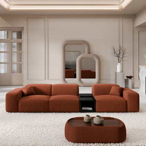 STRUCTURED FABRIC Terracotta