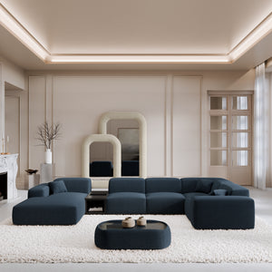 CORD VELVET Dark Blue