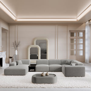 CORD VELVET Light Grey