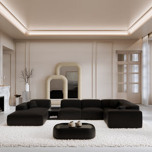 REAL LEATHER Black