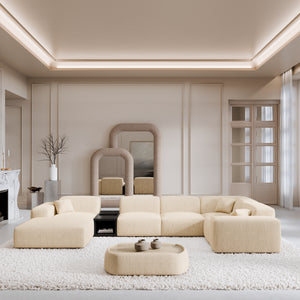 STRUCTURED FABRIC Cream
