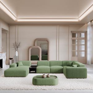 STRUCTURED FABRIC Green