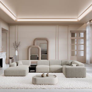 STRUCTURED FABRIC Light Grey