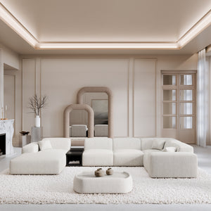 STRUCTURED FABRIC White
