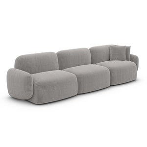 CORD VELVET Light Grey