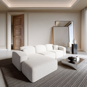 STRUCTURED FABRIC White