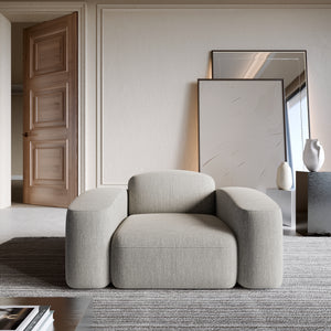 STRUCTURED FABRIC Light Grey
