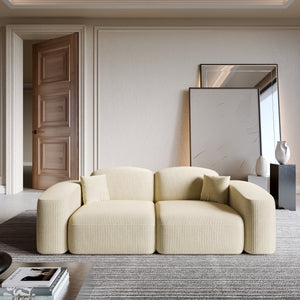 CORD VELVET Light Beige